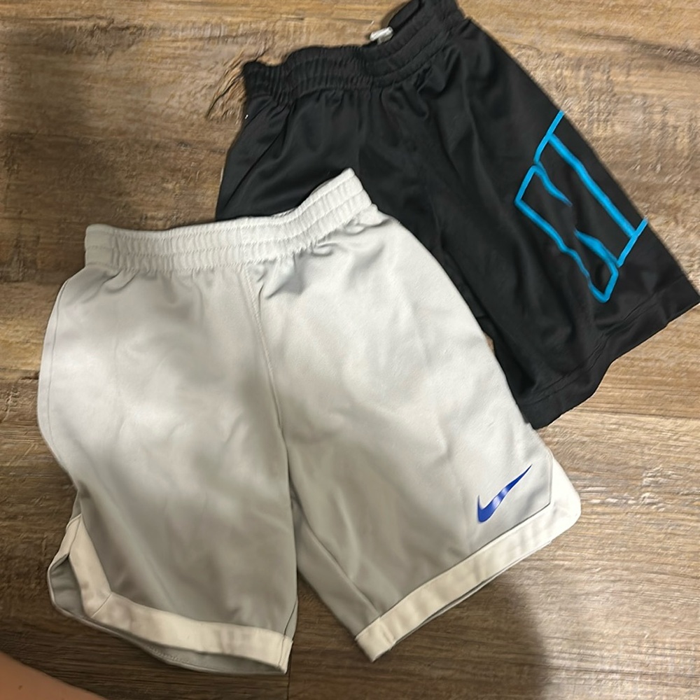 Lot of 2 Nike Active wear shorts, size 5.